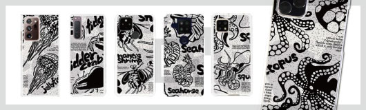 Loose line drawing スマホケース